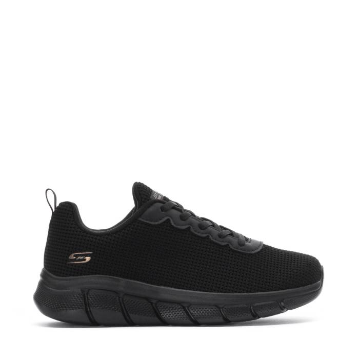 スケッチャーズ Skechers 【 Bobs B Flex Wide Womens Black 】 ボブズ レディース 黒いこと 黒いこと
