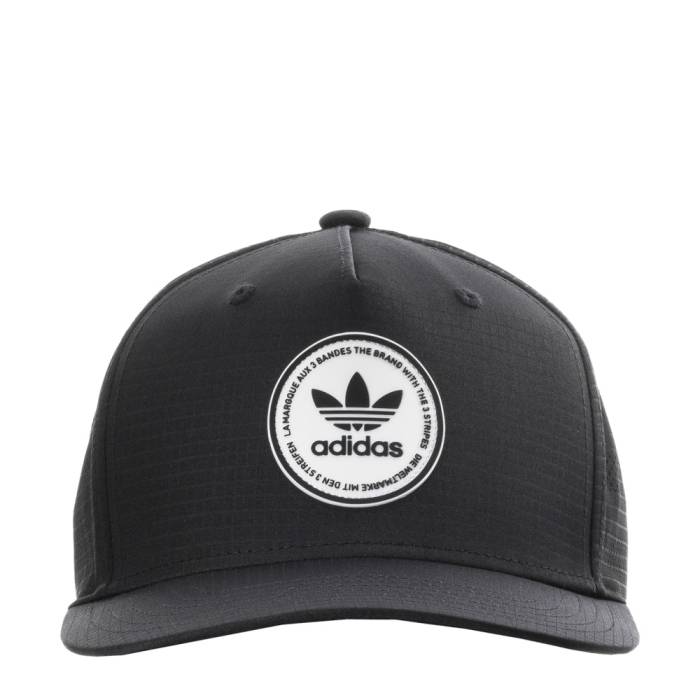 アディダス Adidas 【 Og Emblem Snapback Unisex Black/White 】 Snapback スナップバック バッグ ユニセックス 黒色 ブラック 白色 ホワイト