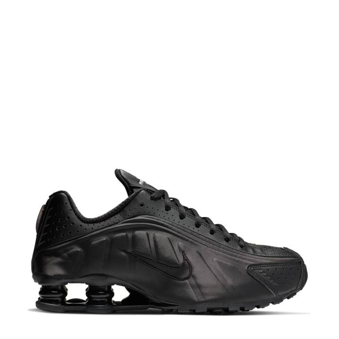 ナイキ Nike 【 Shox R4 Womens Black/Black/Black/Max Orange 】 Shox ショックス レディース 黒いこと 黒いこと マックス orange 橙・オレンジ色