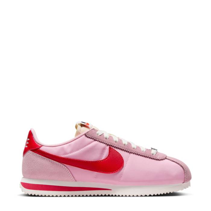 ナイキ Nike 【 Cortez Txt Womens Med Soft Pink/Fire Red Sail/Team Orange 】 コルテッツ レディース pink ピンク ファイア Red 赤・レッド Team チーム orange 橙・オレンジ