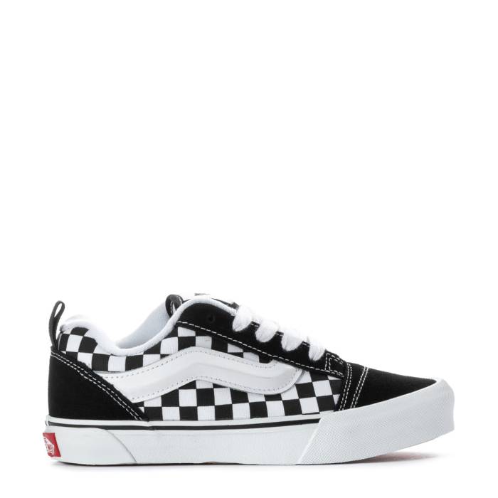 ヴァンズ Vans 【 Knu Skool Kids (Checkerboard)/Black/True White 】 ジュニア キッズ 黒色 ブラック 白色 ホワイト