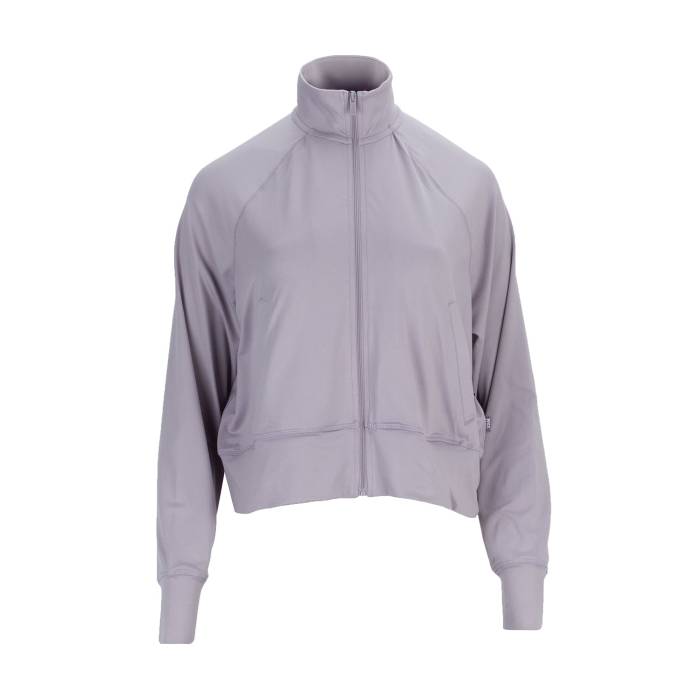 Wss Athletic 【 Knit Zip Front Jacket Womens Violet Frost 】 ニット Jacket ジャケット レディース 紫・バイオレット