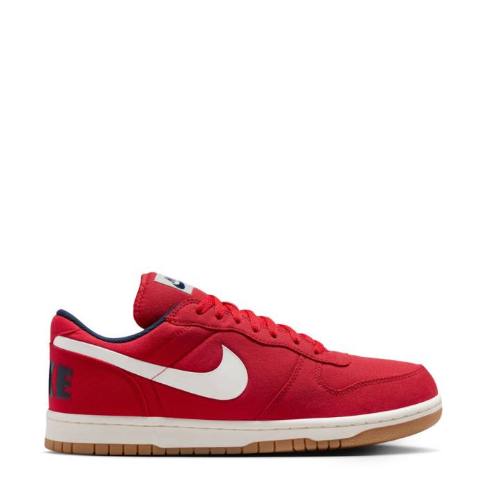 ナイキ Nike 【 Big Low Mens (Lux) University Red/Sail/Midnight Navy 】 メンズ Red 赤・レッド 紺色 ネイビー