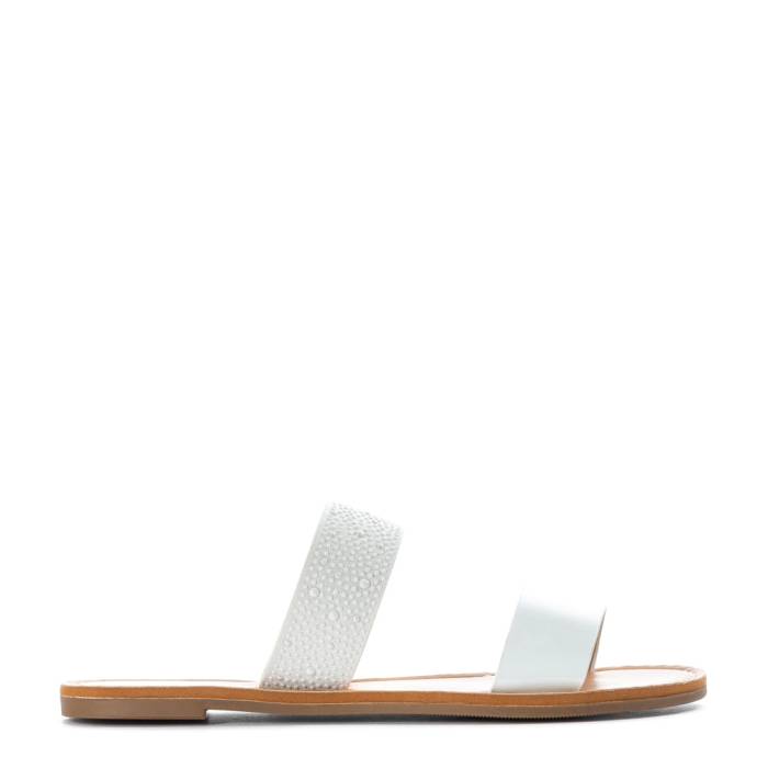 Celia 【 Atlas 2 Band Sandal Womens White Pat Pu 】 レディース 白色 ホワイト｜スニケス