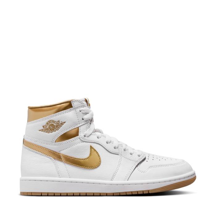 ナイキ ジョーダン Jordan 【 Retro 1 High Og Womens White/Metallic Gold Gum/Light Brown 】 レトロ 御機嫌 レディース 白いこと 白いこと ゴールド 赤銅色 赤銅色