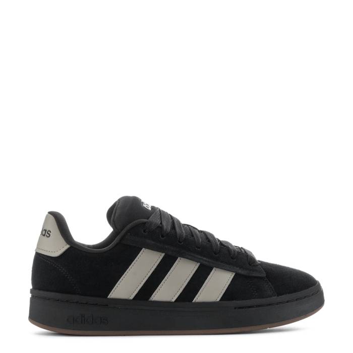アディダス Adidas 【 Grand Court Alpha Mens Black/White/Off White/Gum 】 グランド コート アルファ メンズ 黒色 ブラック 白色 ホワイト