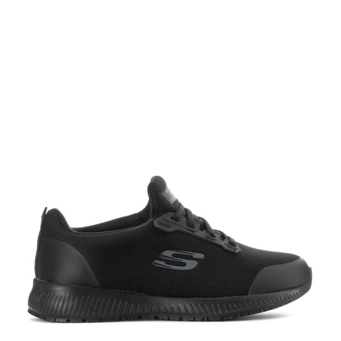 スケッチャーズ Skechers 【 Squad Sr Wide Womens Black/Black 】 レディース 黒色 ブラック