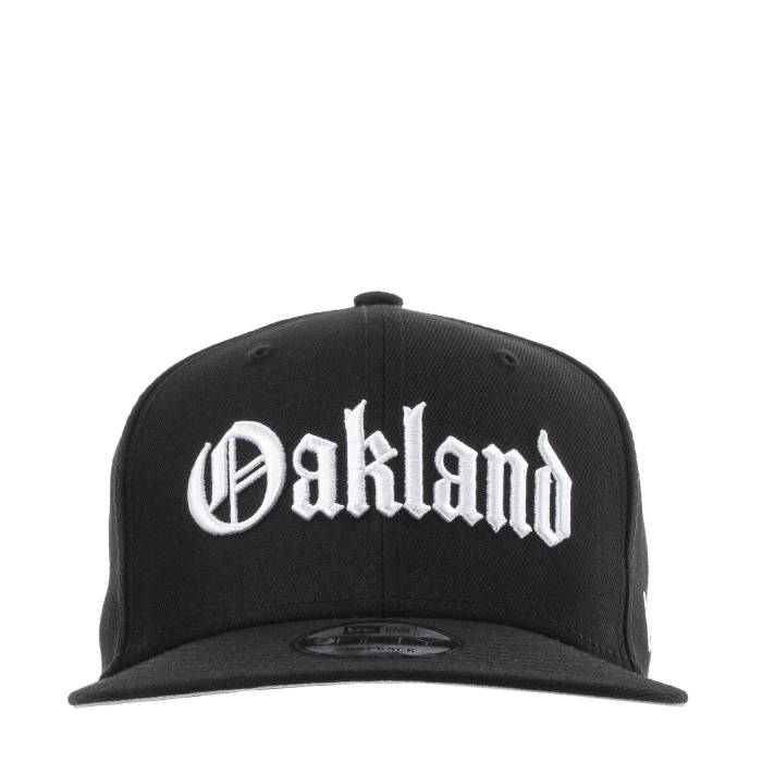 ニューエラ New Era 【 Oakland 950 Unisex Black/White 】 オークランド ユニセックス 黒色 ブラック 白色 ホワイト