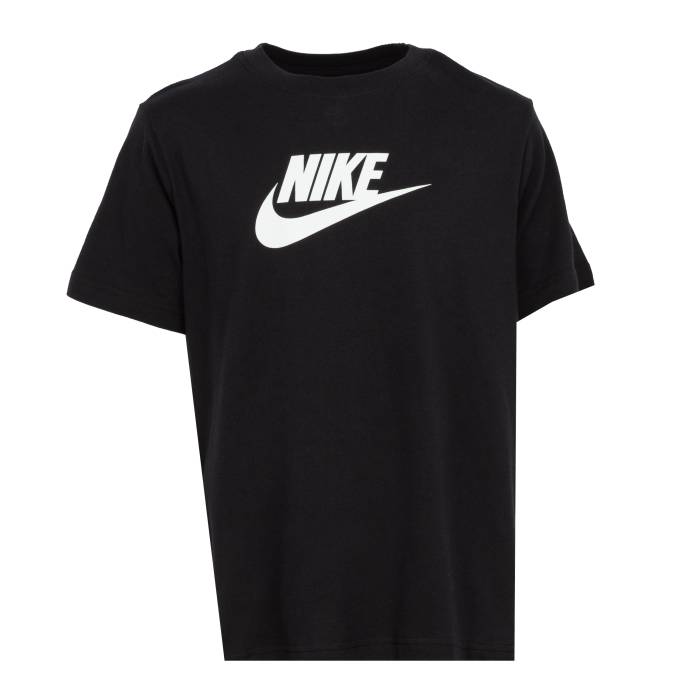 ナイキ Nike 【 Basic Futura Tee Youth Black/White 】 Tシャツ ジュニア キッズ 黒色 ブラック 白色 ホワイト