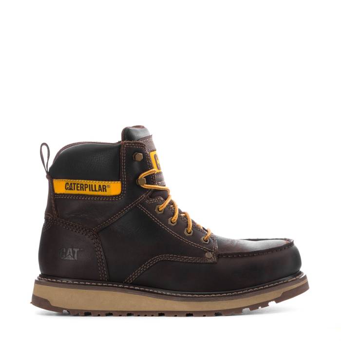 キャタピラー Caterpillar 【 Calibrate Steel Toe Wide Mens Leather Brown 】 Steel スティール メンズ レザー 茶色 ブラウン 28,425円