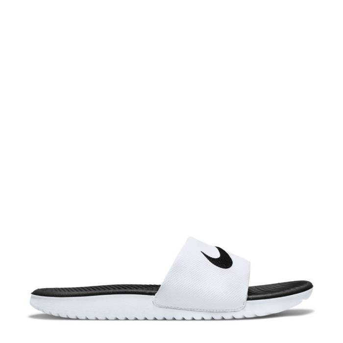 ナイキ Nike 【 Kawa Slide Youth White/Black/White 】 Slide サンダル ジュニア キッズ 白色 ホワイト 黒色 ブラック