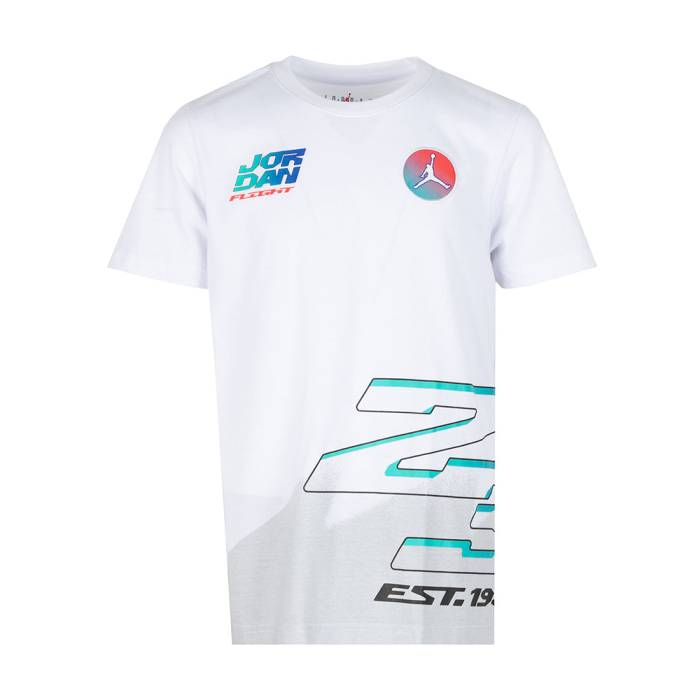 ナイキ ジョーダン Jordan 【 Moto Ss Tee Youth White 】 プルオーバー 御坊っちゃん キッズ 白いこと 白いこと