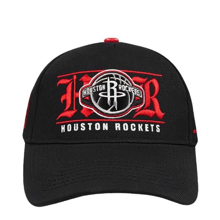 プロスタンダード Pro Standard 【 Rockets Loyalty Triple Front Pinch Front Snapback Unisex Black/Red 】 ロケッツ Snapback スナップバック バッグ ユニセックス 黒色 ブラック Red 赤・レッド