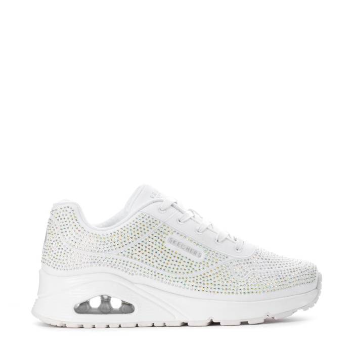スケッチャーズ Skechers 【 Uno Gen1 Youth (Disco Rave)/White 】 ジュニア キッズ 白色 ホワイト