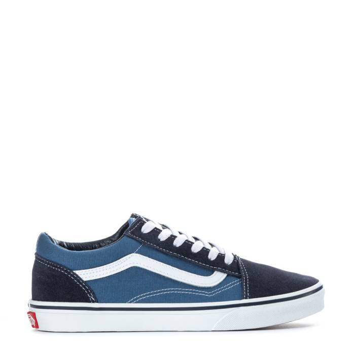 ヴァンズ Vans 【 Old Skool Youth Navy/White 】 オールドスクール ジュニア キッズ 紺色 ネイビー 白色 ホワイト