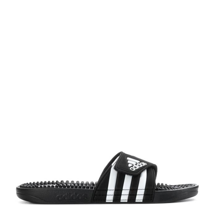 アディダス Adidas 【 Adissage Mens Black/White/Black 】 メンズ 黒いこと 黒いこと 白いこと 白いこと