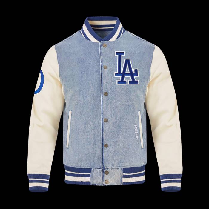 プロスタンダード Pro Standard 【 Dodgers Varsity Blues Jacket Mens Blue 】 ドジャース ブルース Jacket ジャケット メンズ 青色 ブルー