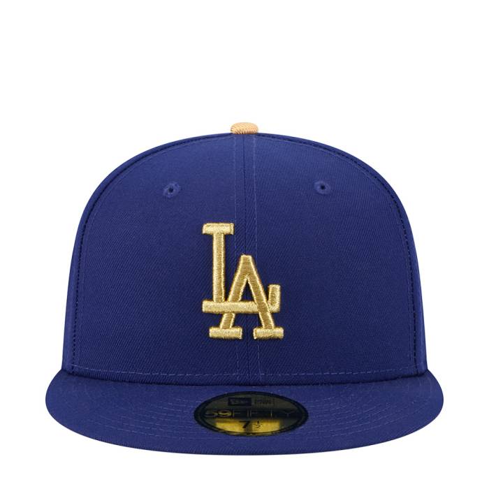 ニューエラ New Era 【 Dodgers 2025 Mlb Gold 5950 Unisex Navy/Gold 】 ドジャース ゴールド ユニセックス 紺色 ネイビー ゴールド｜スニケス