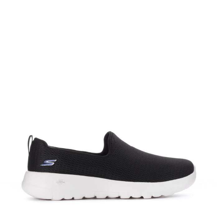 スケッチャーズ Skechers 【 Go Walk Joy Aurora Wide Womens Black/White 】 ウォーク レディース 黒色 ブラック 白色 ホワイト