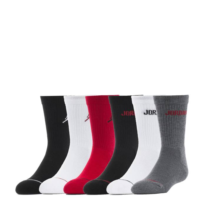 ナイキ ジョーダン Jordan 【 6 Pack Small Legend Crew Unisex Gym Red/Black Multi 】 Legend レジェンド クルー ユニセックス Red 赤・レッド 黒色 ブラック