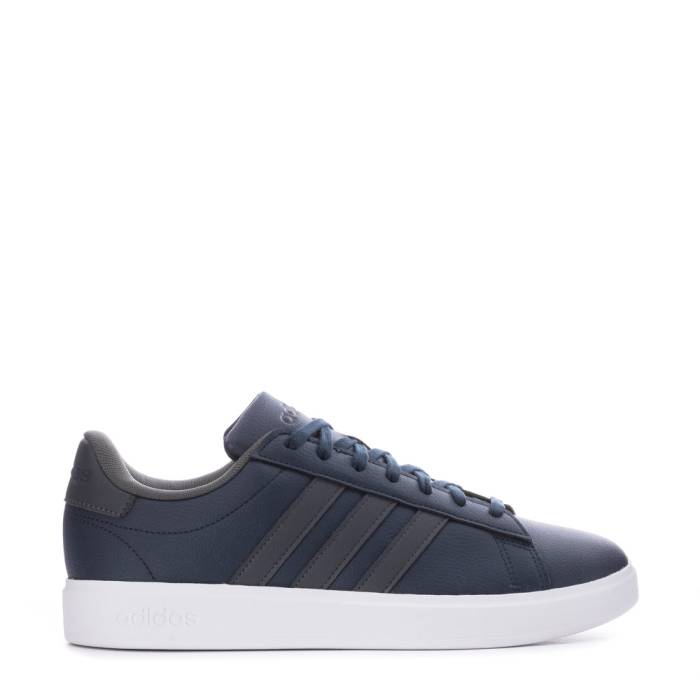 アディダス Adidas 【 Grand Court 2.0 Mens Aurora Ink/Grey/White 】 地べた 厚地の外套 メンズ 薄墨色 薄墨色 白いこと 白いこと