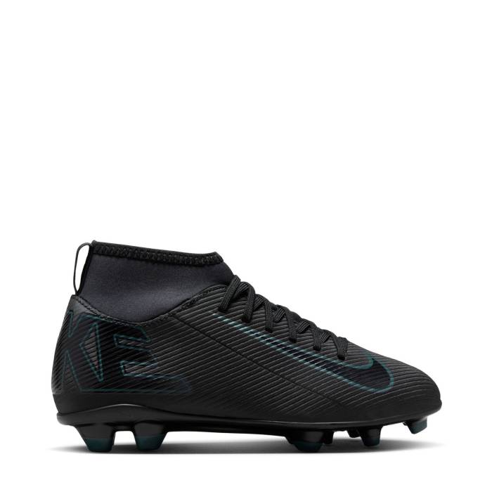 ナイキ Nike 【 Mercurial Superfly 10 Club Fg/Mg Youth Black/Black/Deep Jungle 】 クラブ ジュニア キッズ 黒色 ブラック ディープ｜スニケス