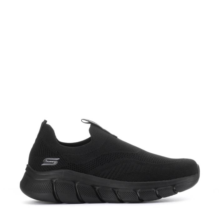 スケッチャーズ Skechers 【 Bobs Frigid Edge Slip On Mens Black 】 ボブズ メンズ 黒色 ブラック｜スニケス
