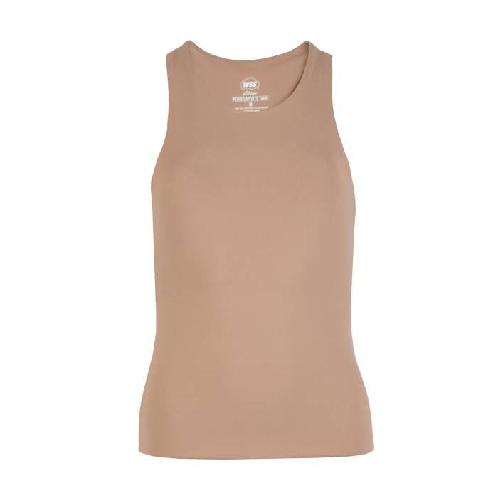 Wss Athletic 【 Power Sport Tank Womens Chanterelle 】 Power 力強さ 貯蔵タンクいの一番 レディース タンクトップ-トップス