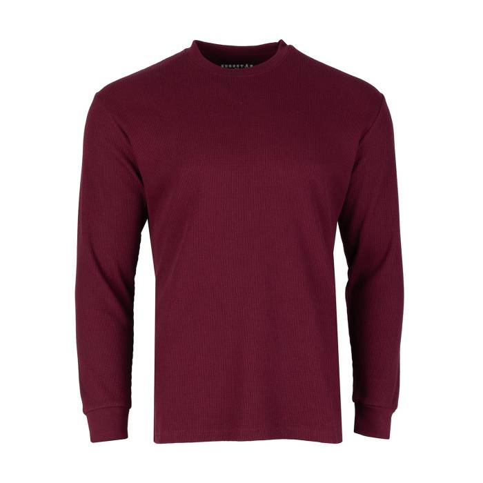 Eurostar 【 Long Sleeve Solid Thermal Mens Dark Cherry 】 Sleeve 衣手 固形体 メンズ