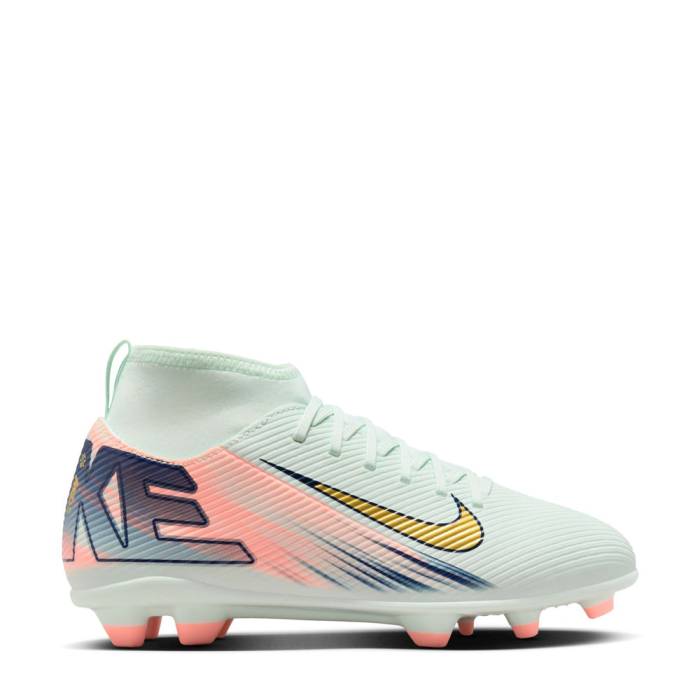ナイキ Nike 【 Mercurial Superfly 10 Club Mds Fg/Mg Youth Barely Green/Metallic Gold 】 クラブ ジュニア キッズ green 緑・グリーン ゴールド