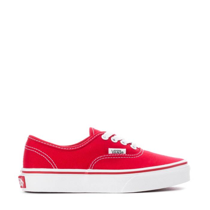 ヴァンズ Vans 【 Authentic Kids Red/White 】 オーセンティック ジュニア キッズ Red 赤・レッド 白色 ホワイト