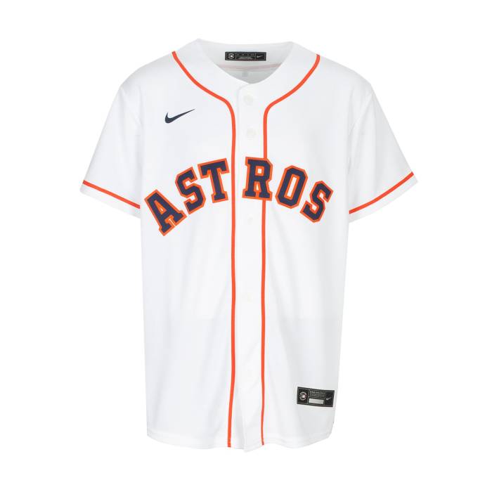 ナイキ Nike 【 Astros Replica Home Jersey Youth White 】 アストロズ ティーシャツ お坊っちゃん キッズ 白いこと 白いこと