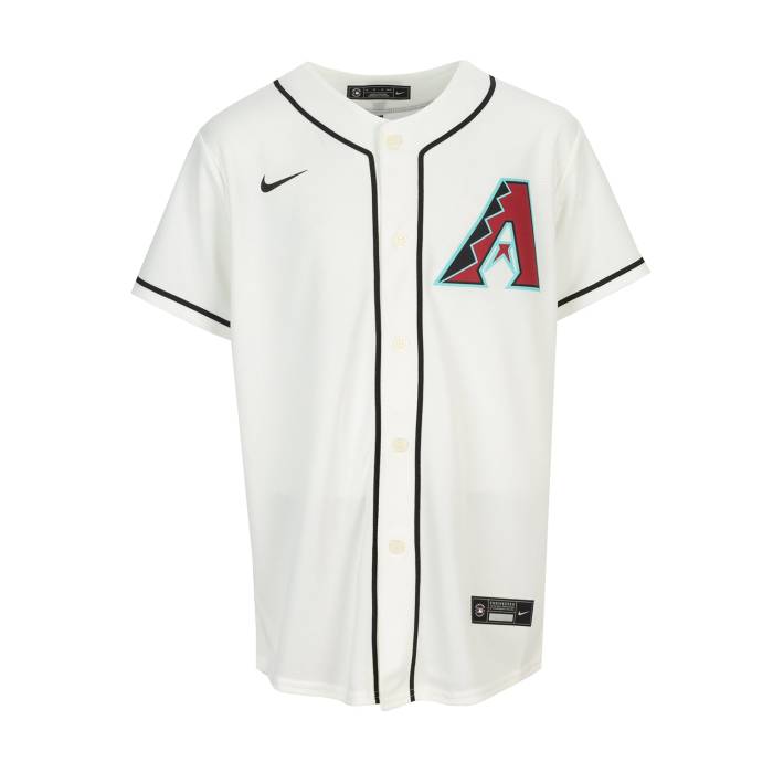 ナイキ Nike 【 Diamondbacks Replica Home Jersey Youth Off White 】 金剛石バックス ティーシャツ お坊っちゃん キッズ 白いこと 白いこと