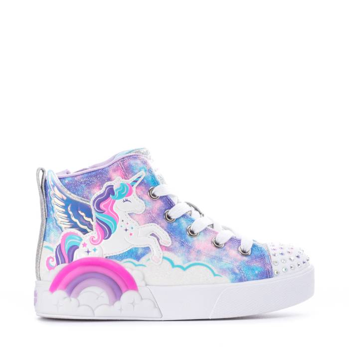 スケッチャーズ Skechers 【 Twinkle Magic Kids (Lighted Unicorn)Lavendar/Multi 】 マジック ジュニア キッズ