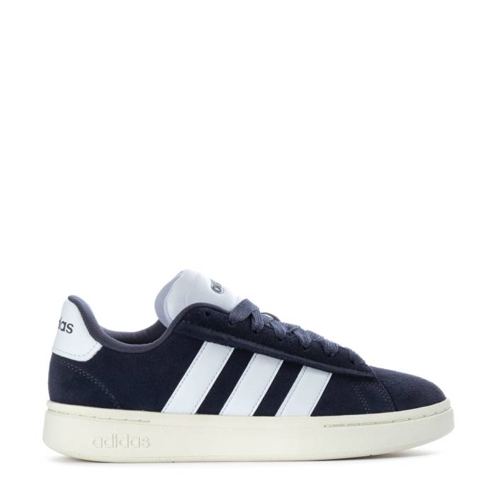アディダス Adidas 【 Grand Court Alpha Mens Navy/White 】 地びた 厚地の外套 アルファ メンズ 紺色 米国海軍 白いこと 白いこと
