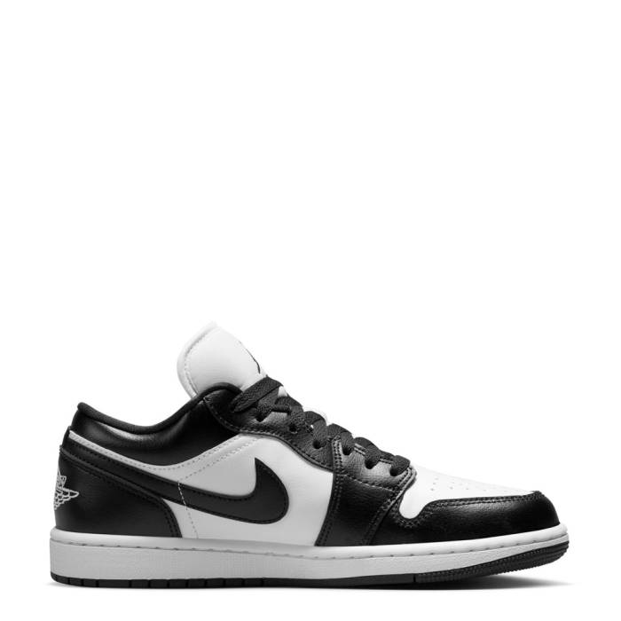 ナイキ ジョーダン Jordan 【 Aj 1 Low Womens White/Black/White 】 レディース 白いこと 白いこと 黒いこと 黒いこと
