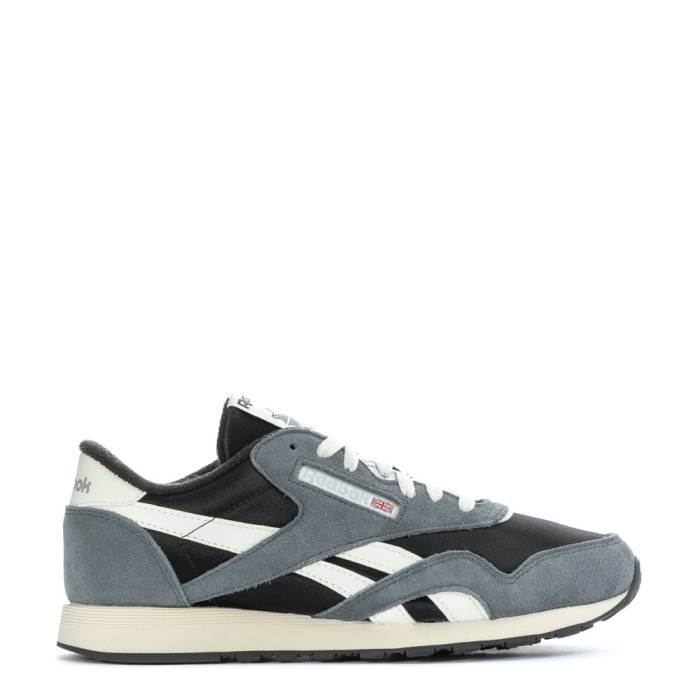 リーボック Reebok 【 Classic Nylon Mens Washed Black/Dark Fog/Chalk 】 クラシック ナイロン メンズ 黒色 ブラック