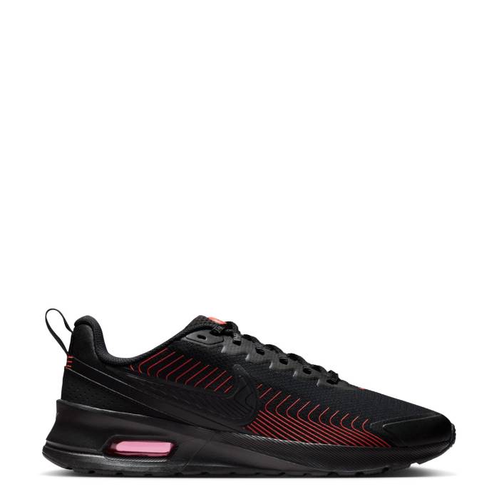 ナイキ Nike 【 Air Max Nuaxis Mens Black/Black/Bright Crimson/Black 】 マックス メンズ 黒色 ブラック クリムゾン