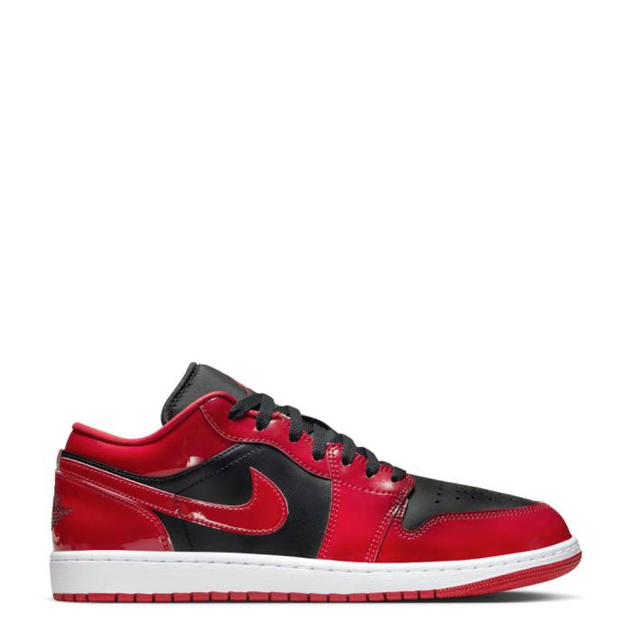 ナイキ ジョーダン Jordan 【 Aj 1 Low Se Mens (Patent Leather) Black/Varsity Red/White 】 メンズ 黒いこと 黒いこと Red 赤・赤いこと 白いこと 白いこと