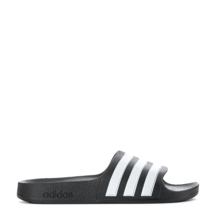 アディダス Adidas 【 Adilette Aqua Youth Black/White/Black 】 アディレッタ アクア ジュニア キッズ 黒色 ブラック 白色 ホワイト