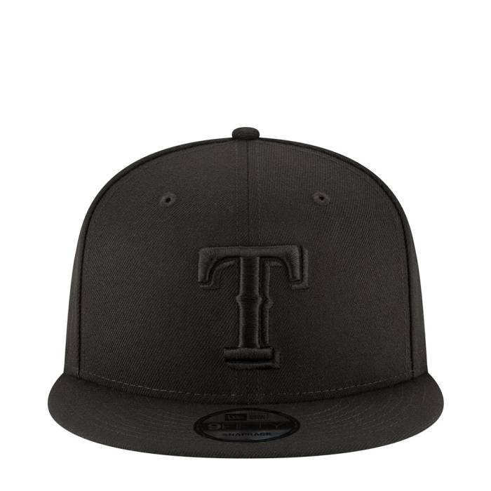 ニューエラ New Era 【 Rangers Basic 950 Unisex Black/Black 】 レンジャース ユニセックス 黒色 ブラック｜スニケス