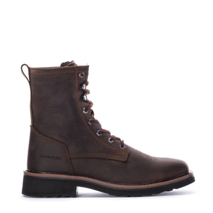 Eurostar 【 Tuffy Square Lace Steel Toe Mens Dark Brown 】 Steel スティール メンズ 茶色 ブラウン