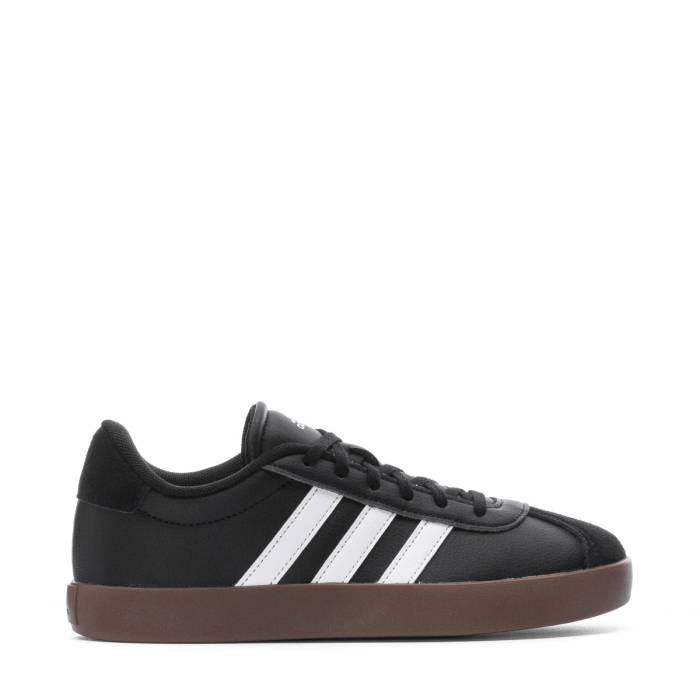アディダス Adidas 【 Vl Court 3.0 Youth Black/White 】 コート ジュニア キッズ 黒色 ブラック 白色 ホワイト