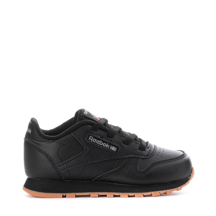 リーボック Reebok 【 Classic Leather Toddler Black/Gum 】 クラシック レザー ベビー 黒色 ブラック