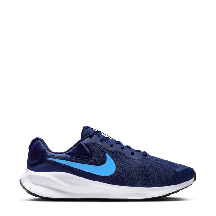 ナイキ Nike 【 Revolution 7 Wide Mens Blue Void/University Blue/White/Black 】 大変革 メンズ 青み 青色 白いこと 白いこと 黒いこと 黒いこと