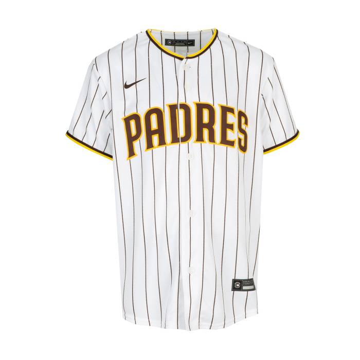 ナイキ Nike 【 Padres Replica Home Jersey Youth White 】 パ御召しもの ティーシャツ お坊っちゃん キッズ 白いこと 白いこと