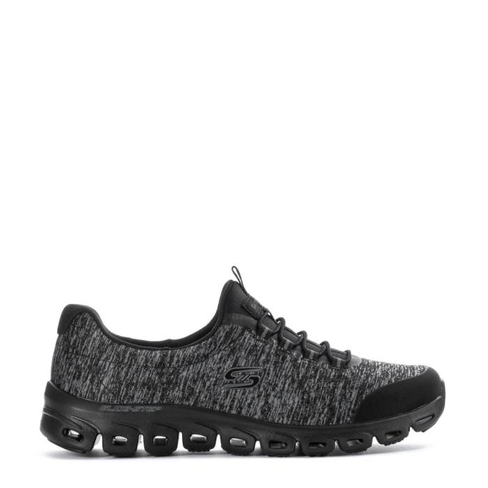 スケッチャーズ Skechers 【 Glide Step Womens (Oreo) Black 】 グライド レディース 黒いこと 黒いこと