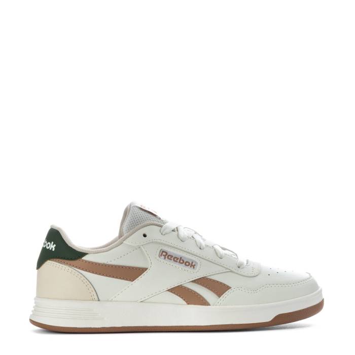 リーボック Reebok 【 Court Advance Womens Chalk/Break Away Green/Earth 】 厚地の外套 レディース green 緑・緑であること