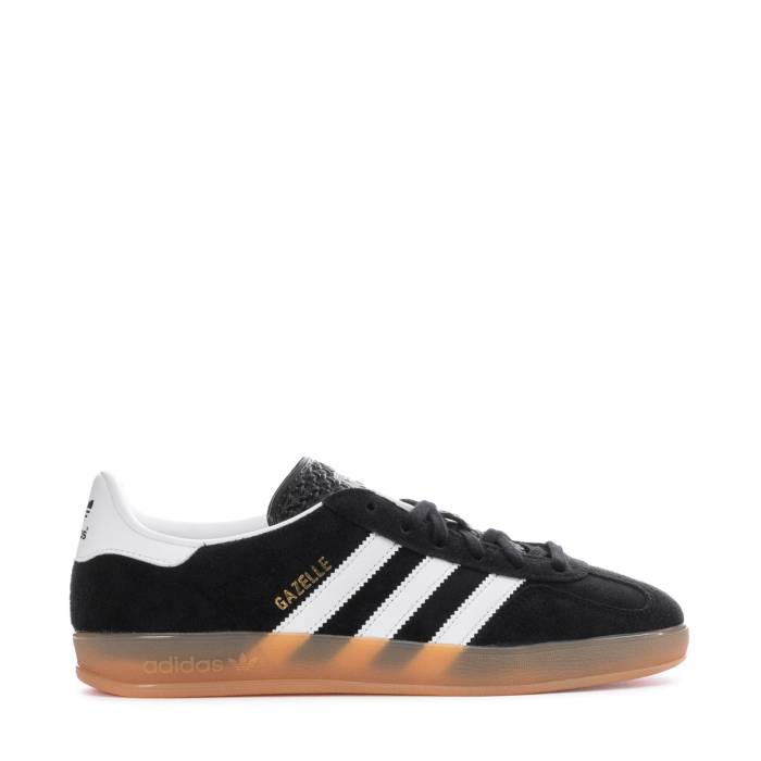 アディダス Adidas 【 Gazelle Indoor Womens Black/White/Gum 】 ガゼル レディース 黒いこと 黒いこと 白いこと 白いこと