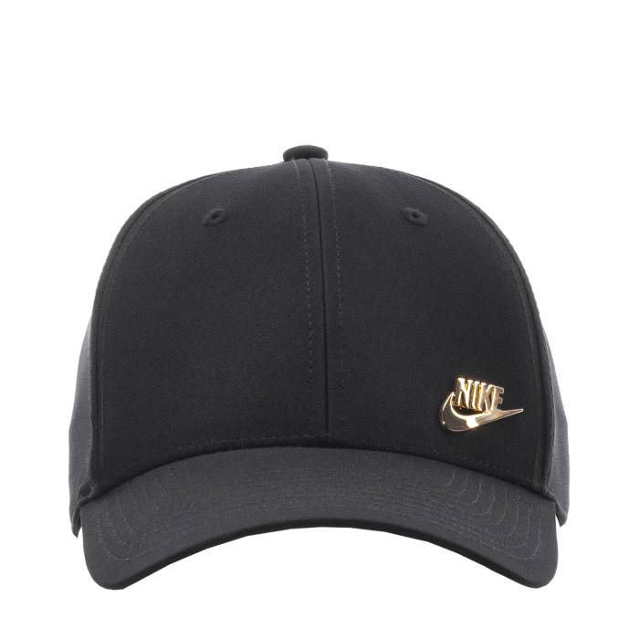 ナイキ Nike 【 Club Cap Metal Futura Strapback Unisex Black/Metallic Gold 】 クラブ キャップ 帽子 メタル ユニセックス 黒色 ブラック ゴールド